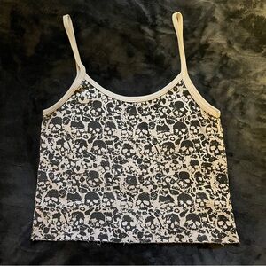 Brandy Melville Skull Tank